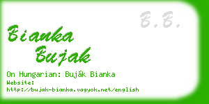 bianka bujak business card